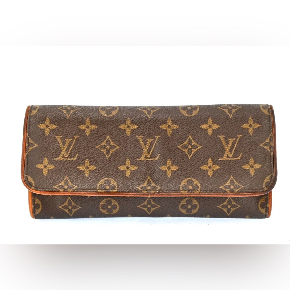 Louis Vuitton Shoulder Bag Pochette Twin GM Browns Monogram